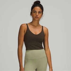 Lululemon align tank in dark olive (size 6)